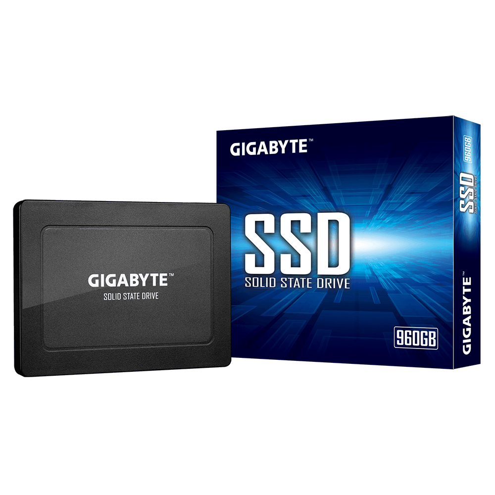 Gigabyte SSD 960GB, 2.5', SATA3, Up to 550 MB/s Sequential Read, Up to 500 MB/s Sequential Write, TRIM & SMART, 3 Year Warranty