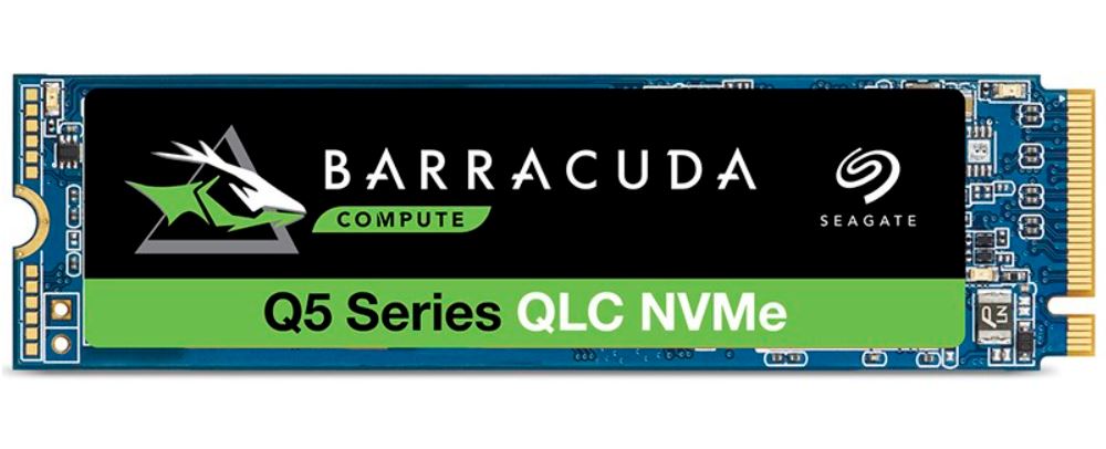 Seagate 500GB Barracuda Q5 , M.2, NVME SSD, 2400R/1700W-MB/S, 3D QLC NAND, 3YR WTY