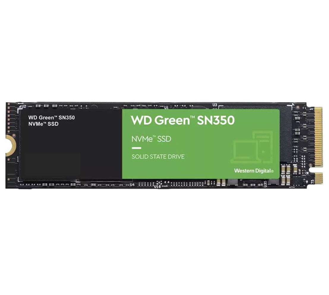 Western Digital WD Green SN350 480GB M.2 NVMe SSD 2400MB/s 1650MB/s R/W 60TBW 250K/170K IOPS 1M hrs MTTF 3yrs wty ~WDS480G2G0B