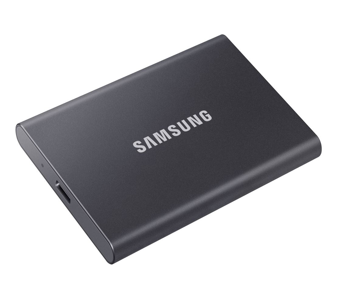Samsung T7 1TB Portable External SSD 1050MB/s 1000MB/s R/W USB3.2 Gen2 Type-C 10Gbps V-NAND Shock Resistant Password Protection Win Mac 3yrs wty