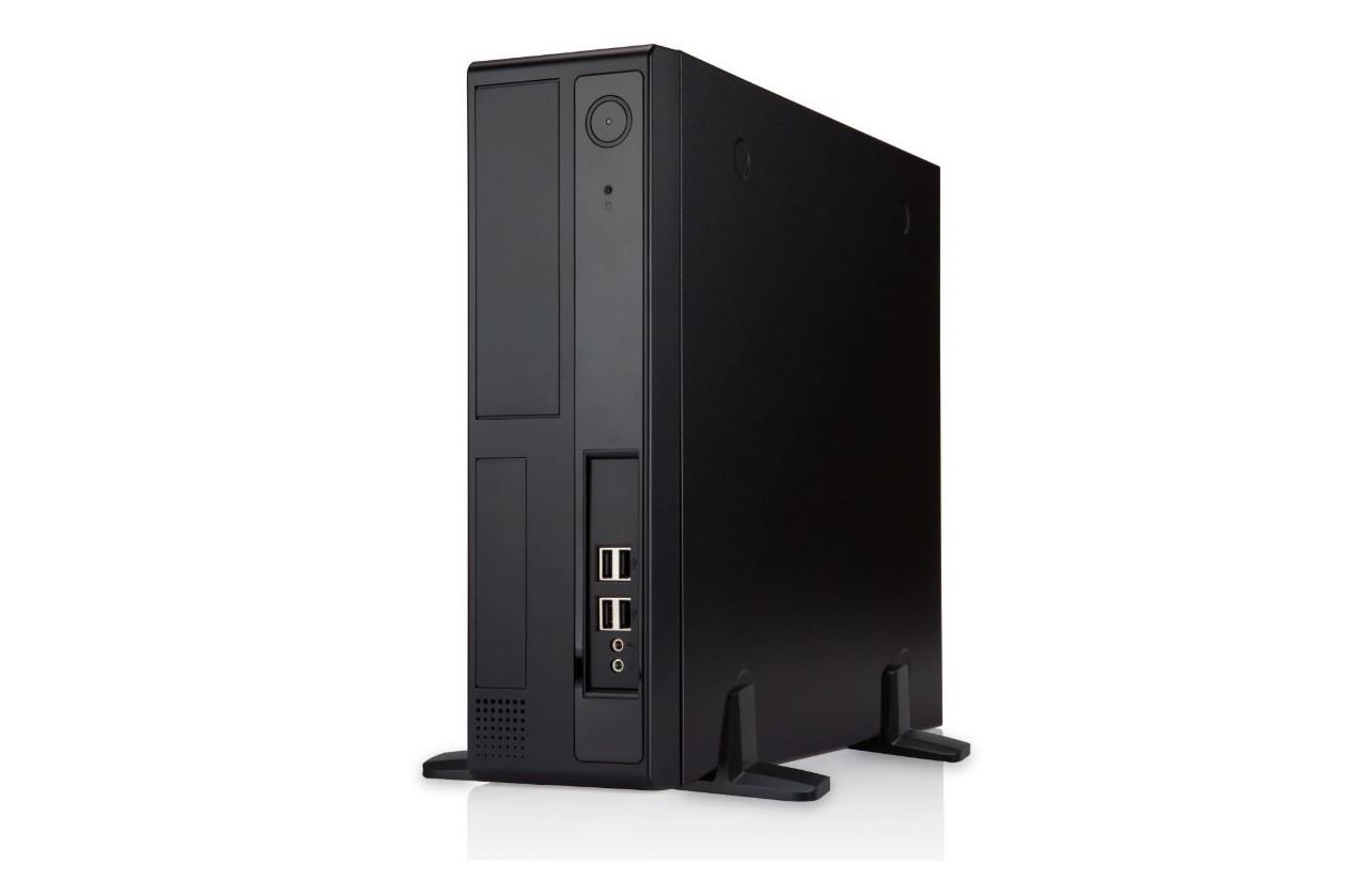 InWin BL641 mATX LOW PROFILE BLACK 300W 80+ PLUS Gold PSU, USB3.0 + HD AUDIO, 8CM REAR FAN, PARTITION PLATE, 3 YEAR WARRANTY