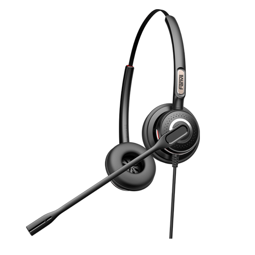Fanvil HT202 Stereo Headset - Over the head design, perfect for any small office or home office (SOHO) or call center staff - RJ9 Connector