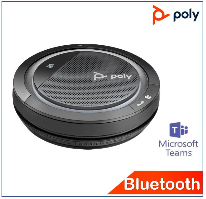 Plantronics/Poly Calisto 5300-M Bluetooth Speakerphone Usb-A, Teams certified, Rich & clear sound, Easy connect, Portable& personal, Intuitive Control