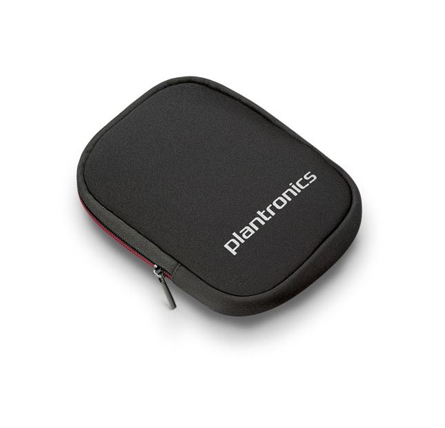Plantronics/Poly Spare, Carry Pouch for Voyager Focus UC, Black Nroprene Zip