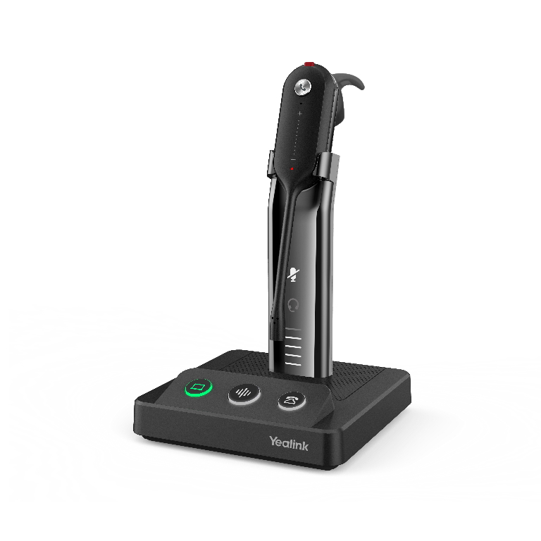 Yealink WH63 Standard UC DECT Wirelss Headset, Busylight On Headset