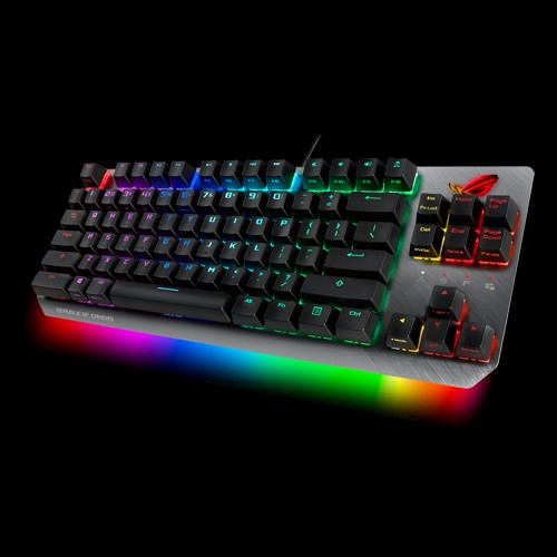 buy ASUS ROG STRIX SCOPE TKL/RD Wired Mechanical RGB Gaming Keyboard For FPS Games, Cherry MX Switches, Aluminum Frame, Aura Sync Lighting online from our Melbourne shop