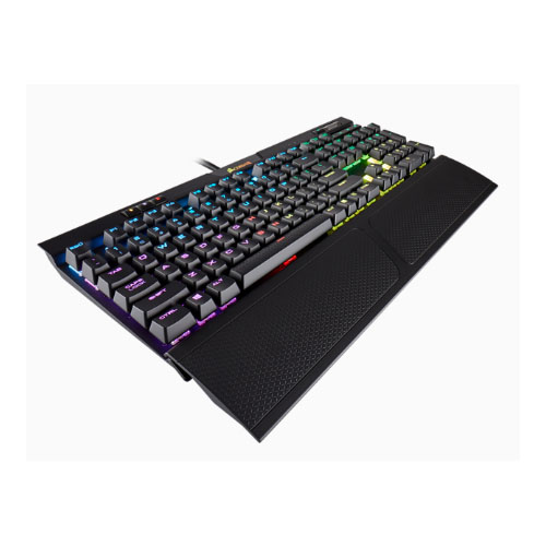 Corsair K70 MK.2 RGB Gaming™ Cherry MX Silent, USB Pass-Through Port, Backlit RGB LED, Mechanical Keyboard (LS)