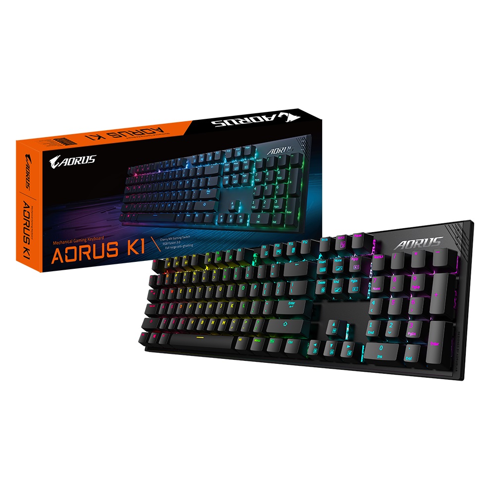 buy Gigabyte AORUS K1 Aorus Cherry Red Mechanical keyboard/RGB Fusion (per key) online from our Melbourne shop