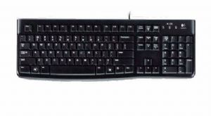 buy Logitech K120 Wired Keyboard Quiet typing Spill-resistant Durable keys Thin profile Curved space bar Adjustable tilt legs online from our Melbourne shop