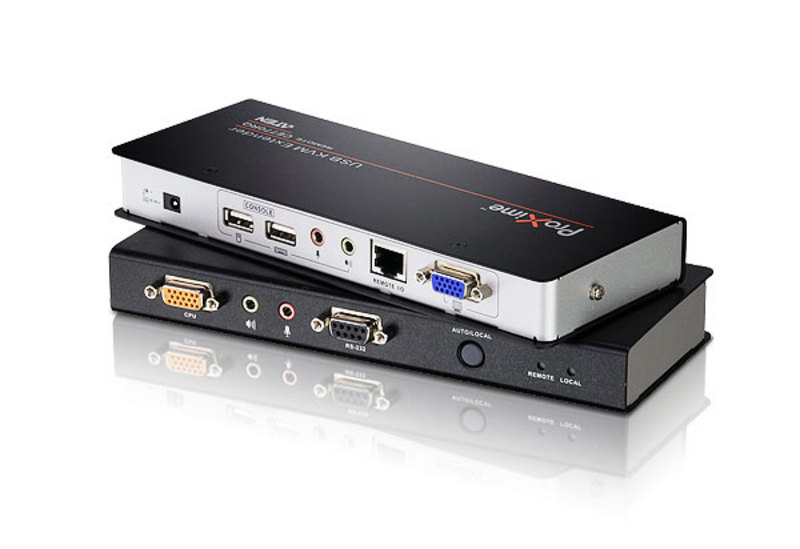 Aten KVM Extender Kit VGA/Audio Cat 5 Extender With Deskew, 1920x1200@60Hz 150m, 1280x1024@60Hz 300m