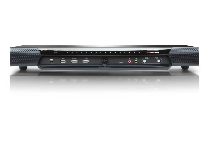 Aten Altusen 1 Local/4 Remote Console 32 Port Rackmount USB-PS/2 Cat5 KVM Over IP Switch