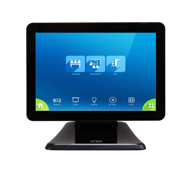 Aten VK330 10.1' Touch Panel, Capacitive multi-touch TFT-LCD Screen, Supports Power over Ethernet, Flexible installation