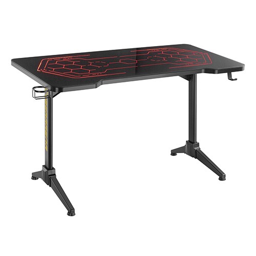 buy Brateck Gaming Desk with RGB Lighting（1360x660mm） - Black online from our Melbourne shop