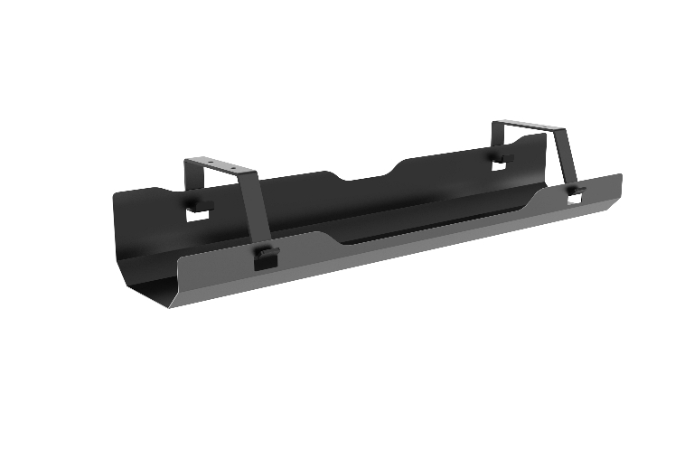 Brateck Under-Desk Cable Management Tray - Black Dimensions:600x135x108mm