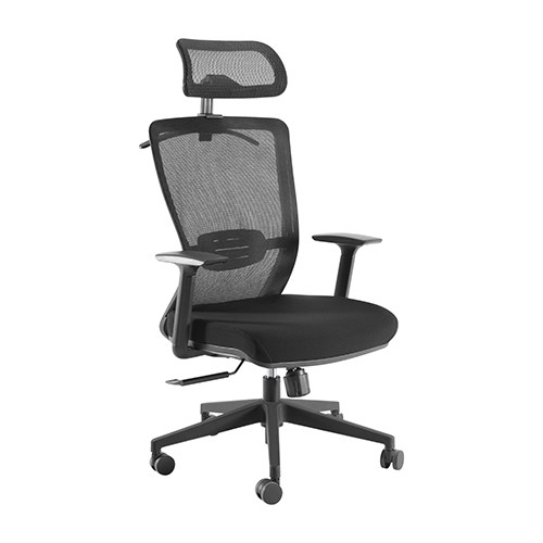 Brateck Ergonomic Mesh Office Chair with Headrest (64x45x110~120cm) Up to 150kg - Mesh Fabric