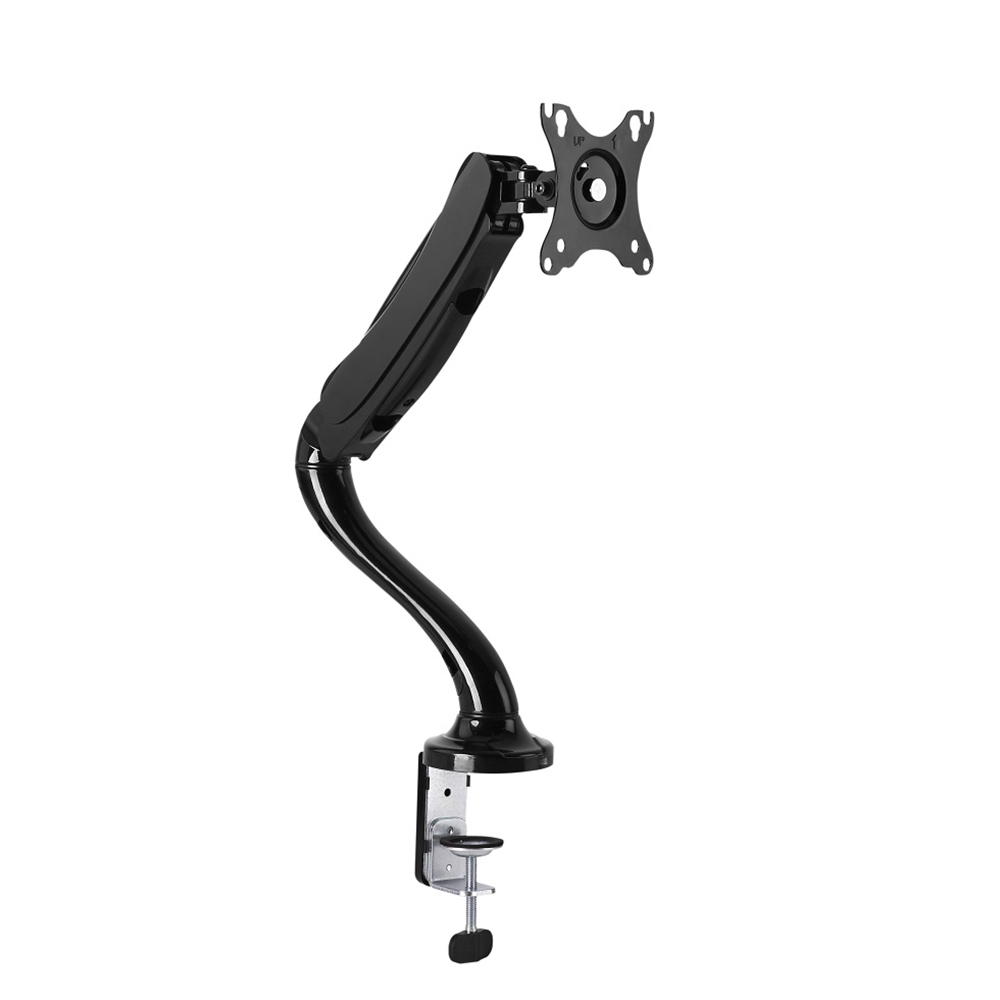 Brateck Single Monitor Interactive Single Counterbalance LCD VESA Desk Clamp and Grommet Mount for 13''-27'' LCD Monitors VESA 75x75/100x100
