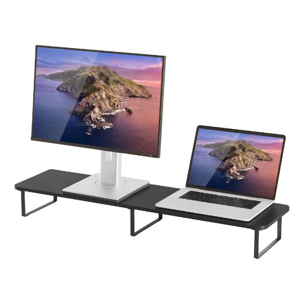 buy mbeat® activiva Black Dual Monitor Riser online from our Melbourne shop