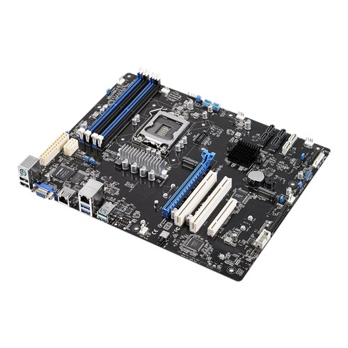 ASUS P11C-X Workstation MotherBoard, LGA1151, E-2200,  ATX, Dual M.2, USB 3.1, 2 x Gbe, Intel C242 , 6 x SATA, 4 x DIMM