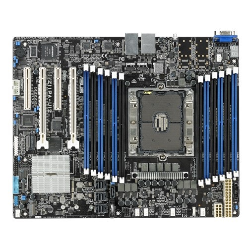 ASUS Server MotherBoard Z11PA-U12 MB, Single Socket LGA3647 , Intel C621, 12x DDR4, 2x PCIE3.0 x16, 13x SATA3, 1x M.2, 4x USB3.0, VGA, ATX,