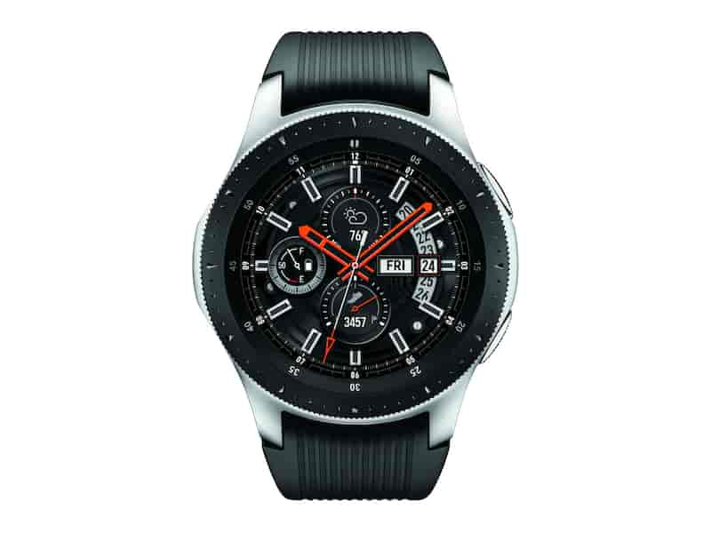 SAMSUNG GALAXY WATCH - BLUETOOTH 46MM SILVER - 1.3' Super AMOLED Display, 1.15GHz Dual Core Processor, 0.75GB RAM, 4GB ROM, 472mAh Battery