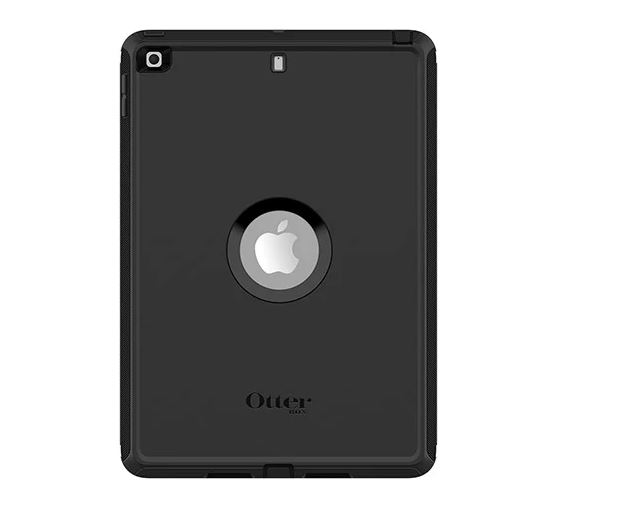 OtterBox Apple iPad 10.2 (7th, 8th, and 9th gen) Defender Series Case - Black (77-62032), Drop, Dirt And Multi-Layer Protection With Device Stand