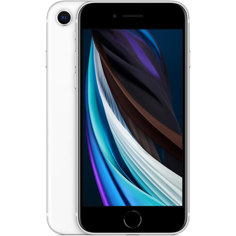 Apple iPhone SE 64GB White -Apple iPhone with 4.7' Retina Display, iOS 13, A13 Bionic Chip, 64GB memory, 12MP Camera, Dual SIM (nano-SIM and eSIM)