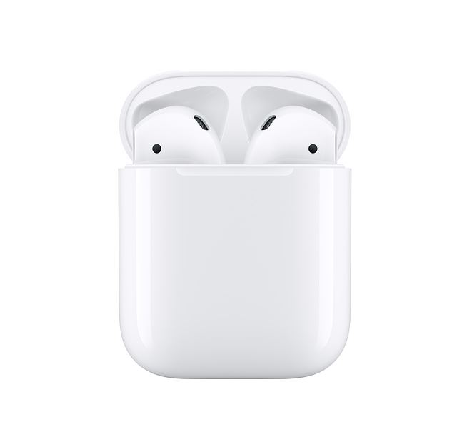 Apple AirPods with Charging Case - Dual beamforming microphones, Dual optical sensors, Rich, high-quality audio and voice