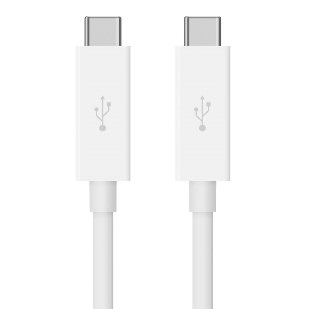 BELKIN CABLE,USB 3.1,TYPE C-TYPE C,10GBPS,3A,1M - WHITE (F2CU023ds1M-WHT)