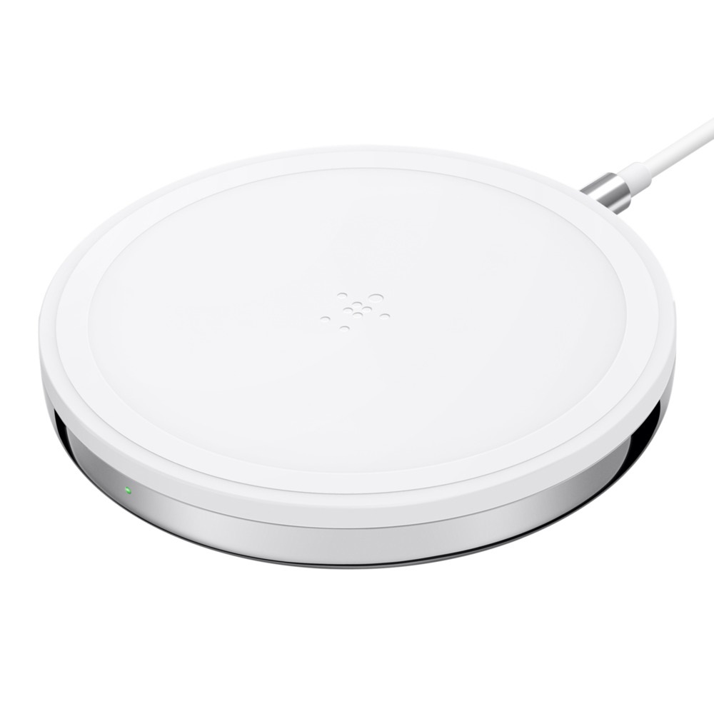 Belkin BOOST↑UP™ Special Edition Wireless Charging Pad - White (F7U054auWHT-APL), $2,500 Connected Equipment Warranty, Supports up to 7.5W charging