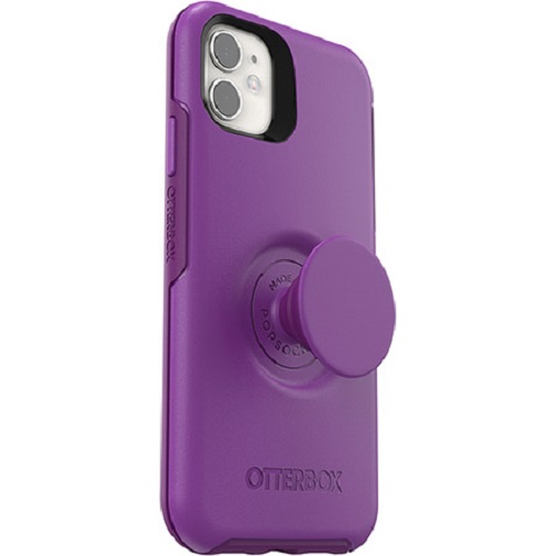 OtterBox Apple iPhone 11 Otter + Pop Symmetry Series Case - Lollipop (77-62510),Works With QI Wireless Charging, PopTop Designs Are Easy To Switch Out