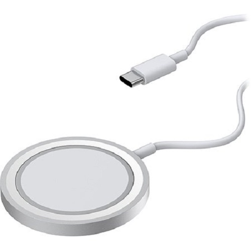 OtterBox Charging Pad for MagSafe -  Lucid Dreamer (White/Silver)  (78-80632), Seamless Magnetic Alignment, Legendary Durable OttorBox Design