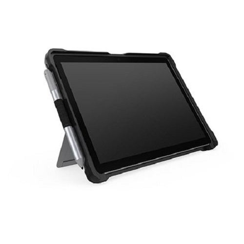 OtterBox Microsoft Surface Go 3 Symmetry Series Studio Case - Black Crystal (Clear/Black) (77-84996), (MIL-STD-810G 516.6), Legendary Durable Design