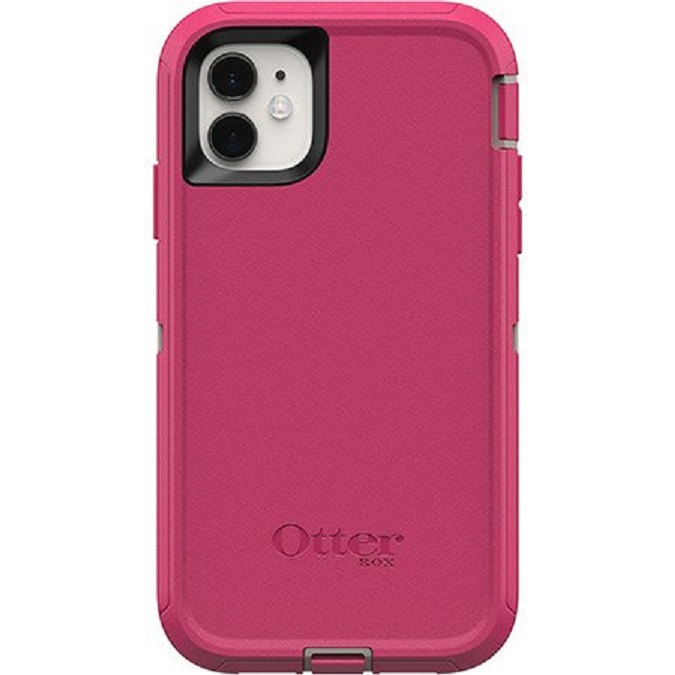 OtterBox Apple iPhone 11 Defender Series Screenless Edition Case - Lovebug Pink (77-62460), Drop Protection, Multi-Layer Protection