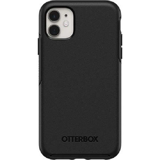 OtterBox Apple iPhone 11 Symmetry Series Case - Black (77-62467), Drop protection, Precision Design, Ultra-Slim Profile, Raised Screen Bumper