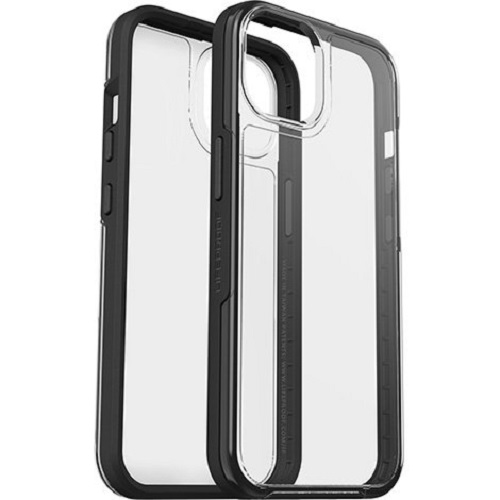 LifeProof SEE CASE FOR APPLE iPHONE 13 -  Clear/Black(77-85650) - Sustainably made from 50% recycled plastic, Ultra-thin, one-piece design