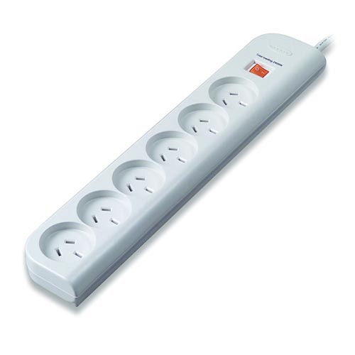 Belkin 6 - Outlet Surge Protector (F9E600vau2M), Tough, impact resistant ABS plastic housing, prevents scratches, dents, and rust