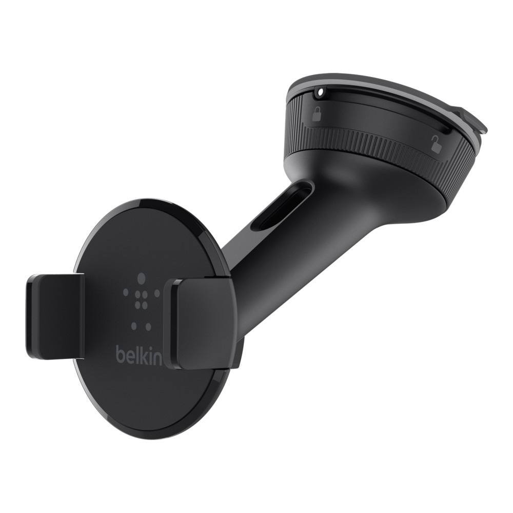 Belkin Car Universal Mount Black - Adjustable Mount, Rotate And Till Capabilities For Multiple Viewing Options, Cable Management