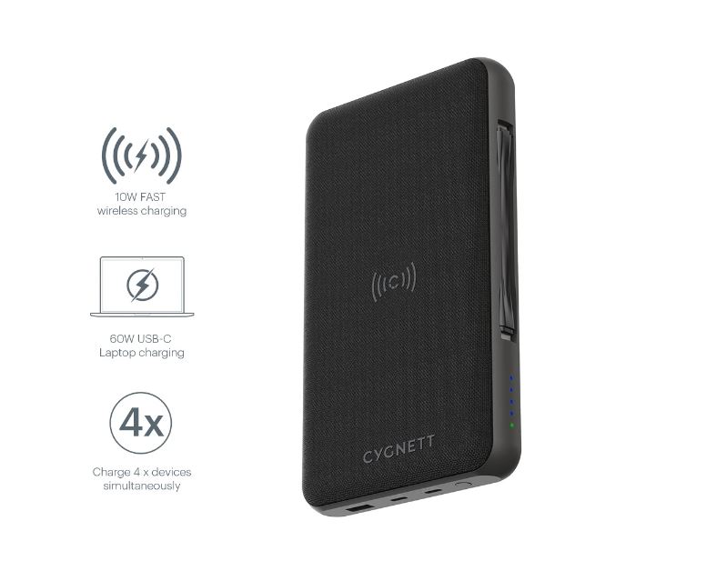 CHARGEUP EDGE+ 27K USB-C LAPTOP POWER BANK - BLACK