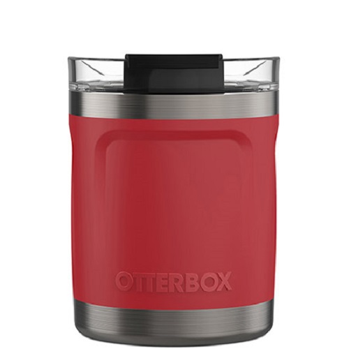 OtterBox Elevation 10 Tumbler - Flame Chaser Red (77-63286), 100% Stainless Steel, Sweat-Resistant Design, Keeps Liquid Cold For Hours
