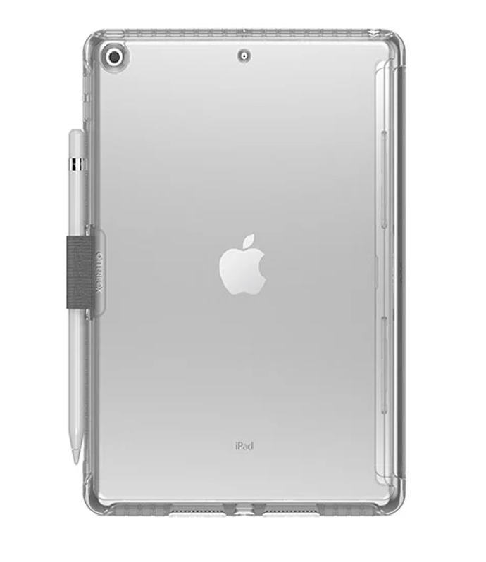 OtterBox Apple iPad (7th, 8th, and 9th gen) Symmetry Series Clear Case - Clear (77-63576), Scratch-Resistant, Drop Protection