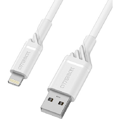 OtterBox USB-A To Lightning 2 Meter MFi Cable - Cloud Dream White (78-52629), Durable, Trusted And Built To Last, Designed TO Work Flawlessly