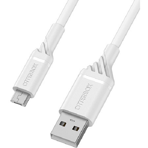OtterBox Micro-USB to USB-A Cable 1M - Cloud Dream White (78-52533), Durable, Trusted And Built To Last, Bend Flex Tested 3000 Times