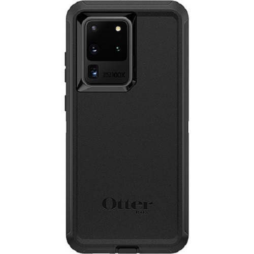 OtterBox Samsung Galaxy S20 Ultra 5G Defender Series Case - Black (77-64212), Drop Protection, Multi-Layer Protection, Dust Protection, Belt Clip