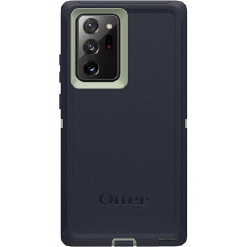 Otterbox Samsung  Galaxy Note20 Ultra 5G Defender Series Case - Varsity Blues (77-65237), Multi-Layer Defense, Port Protection, Versatile Device Stand