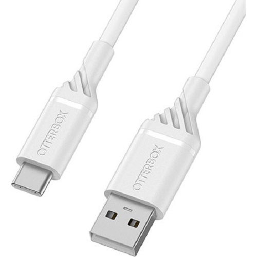 OtterBox USB-C to USB-A Cable 1M  - Cloud Dream White (78-52536), Durable, Trusted And Built To Last, Bend/Flex Tested 3000 Times