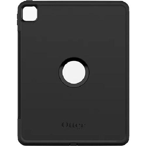 Otterbox Apple iPad Pro (12.9-inch) (5th gen/4th gen/3rd gen) Defender Series Case - Black (77-82268), Multi-Layer Defense, Port Protection