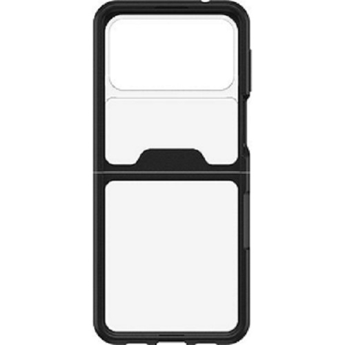 Otterbox Samsung Galaxy Z Flip3 5G Symmetry Series Flex Case - Black Crystal (Clear/Black) (77-84199), Sleek Profile And Precision Design