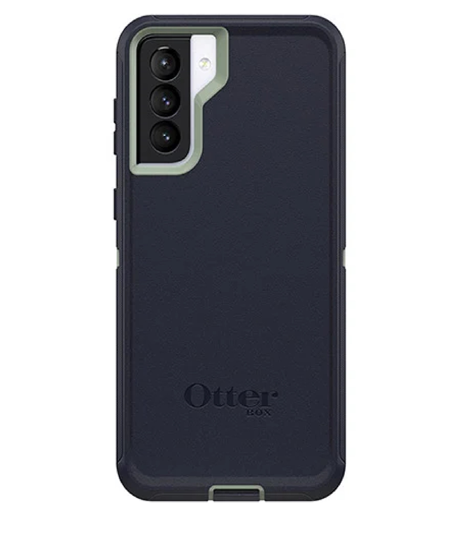 Otterbox Samsung Galaxy S21 5G Defender Series Case - Varsity Blues (77-81249), Multi-Layer Defense, Port Protection, Holster/Kickstand