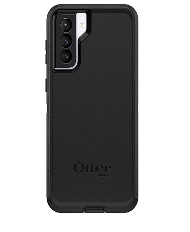 Otterbox Samsung Galaxy S21+ 5G Defender Series Case - Black (77-81252), Multi-Layer Defense, Wireless Charging Compatible, Port Protection
