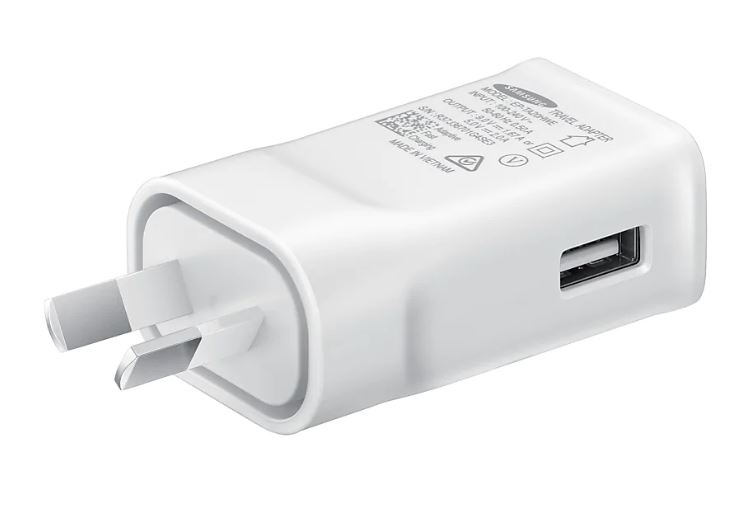 Samsung Fast Charging Travel Adapter (Type C) (9V) White - Travel Adapter unit, USB Type-C 2.0 Cable